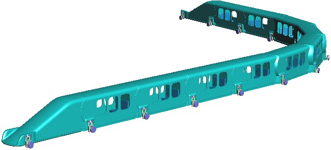 10 Cabin 40 seat train