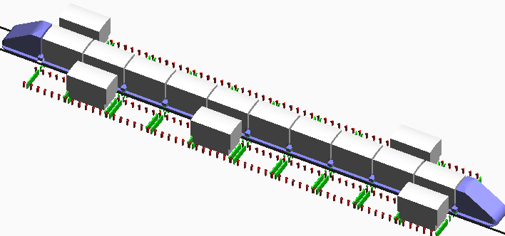 Re-assignment on 10-in-line vehicles